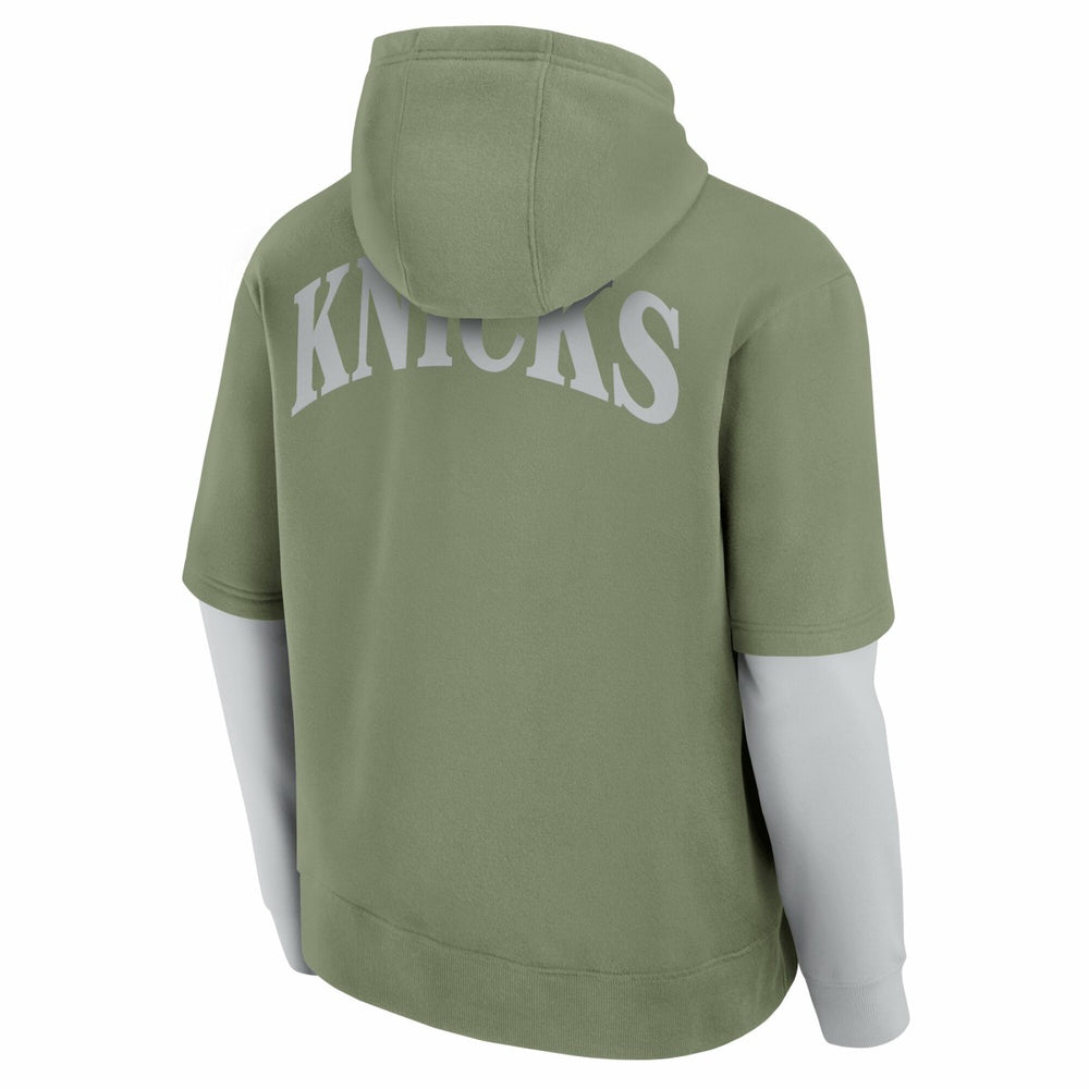 New York Knicks Elements Sleek Pullover Hoodie Olive - Fanatics outlet