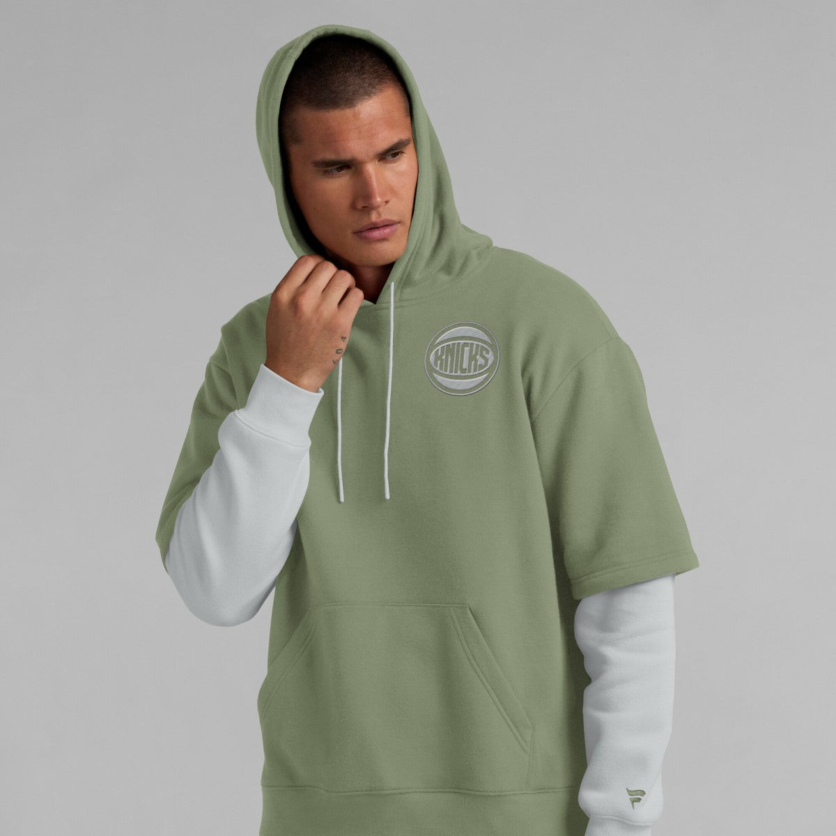 New York Knicks Elements Sleek Pullover Hoodie Olive - Fanatics outlet