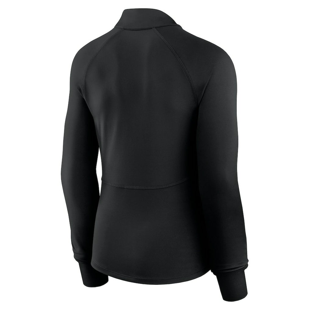 Boston Celtics Women's Elements Match Raglan Quarter-Zip Top Black - Fanatics