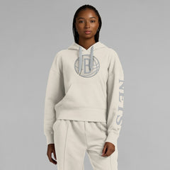 Brooklyn Nets Women's Elements Next Pullover Hoodie Cream - Fanatics outlet