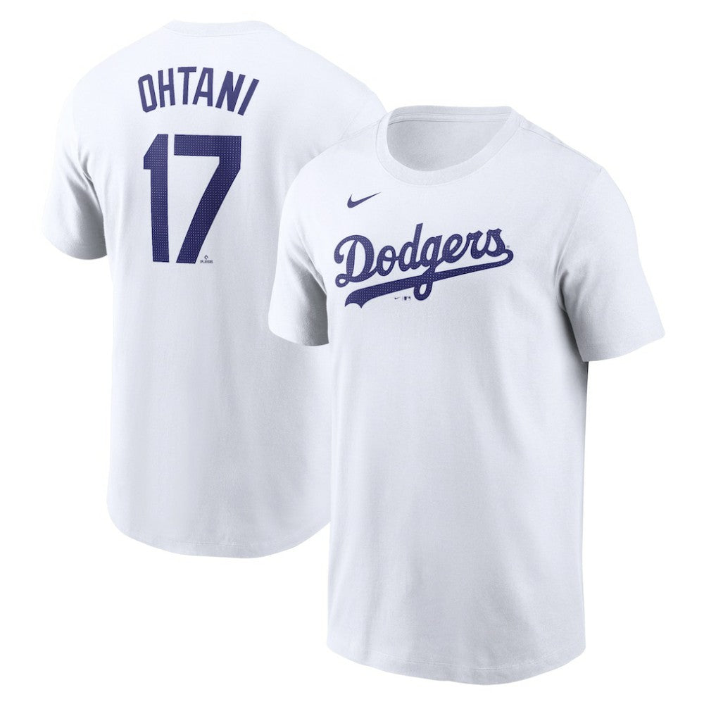 Shohei Ohtani Los Angeles Dodgers Nike 2024 Fuse Name & Number T-Shirt - White T-shirts