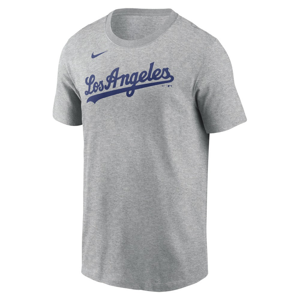 Shohei Ohtani Los Angeles Dodgers Nike 2024 Fuse Name & Number T-Shirt - Gray T-shirts
