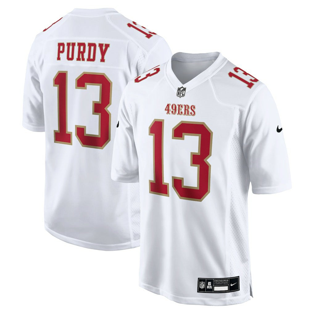 Brock Purdy San Francisco 49ers Fashion Game Jersey - Tundra White Jerseys