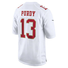Brock Purdy San Francisco 49ers Fashion Game Jersey - Tundra White Jerseys