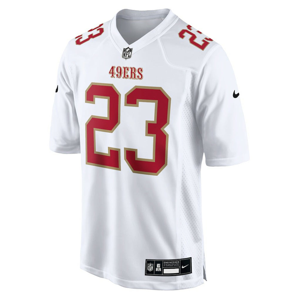 Christian McCaffrey San Francisco 49ers Fashion Game Jersey - White Jerseys