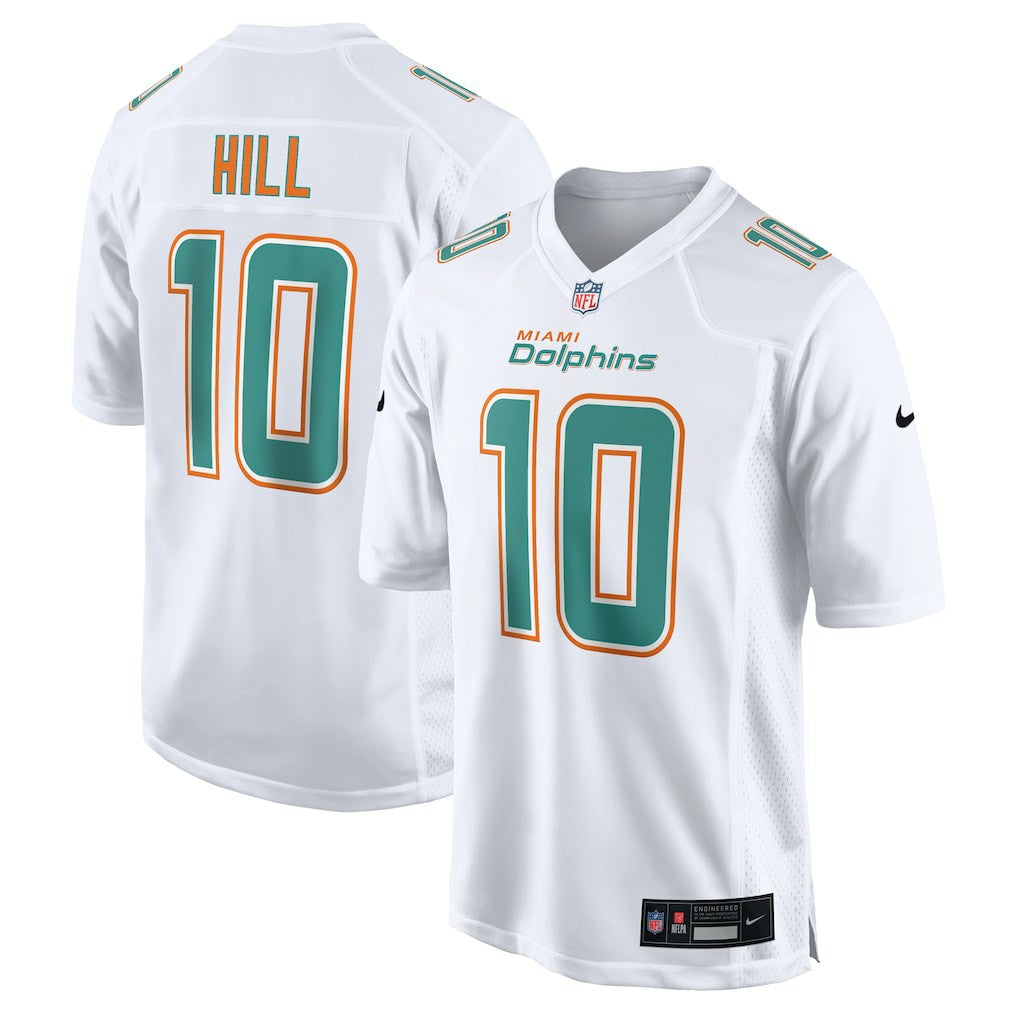 Tyreek Hill Miami Dolphins Fashion Game Jersey - White Jerseys