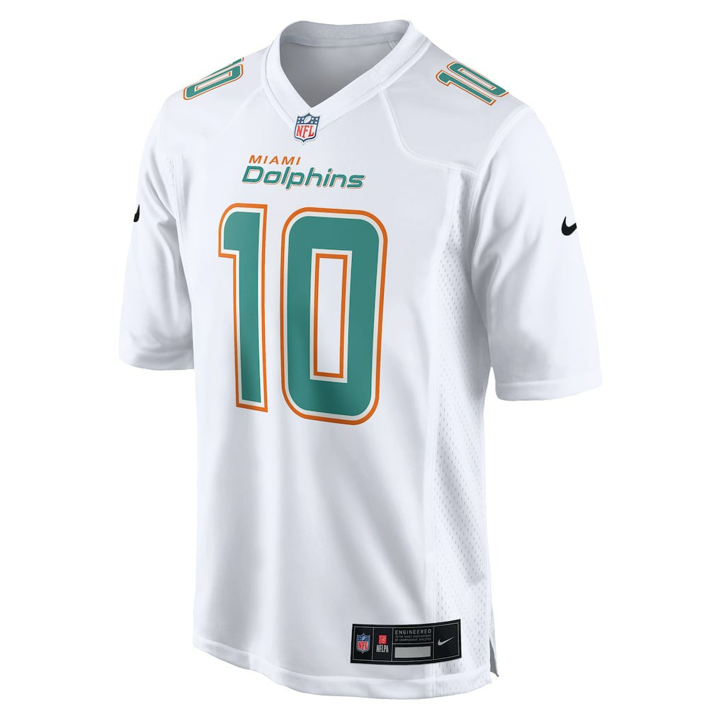 Tyreek Hill Miami Dolphins Fashion Game Jersey - White Jerseys