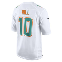 Tyreek Hill Miami Dolphins Fashion Game Jersey - White Jerseys