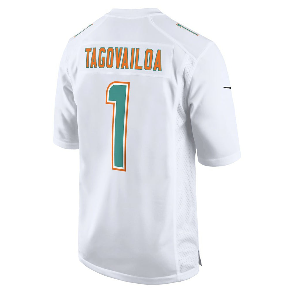 Tua Tagovailoa Miami Dolphins Fashion Game Jersey - White Jerseys