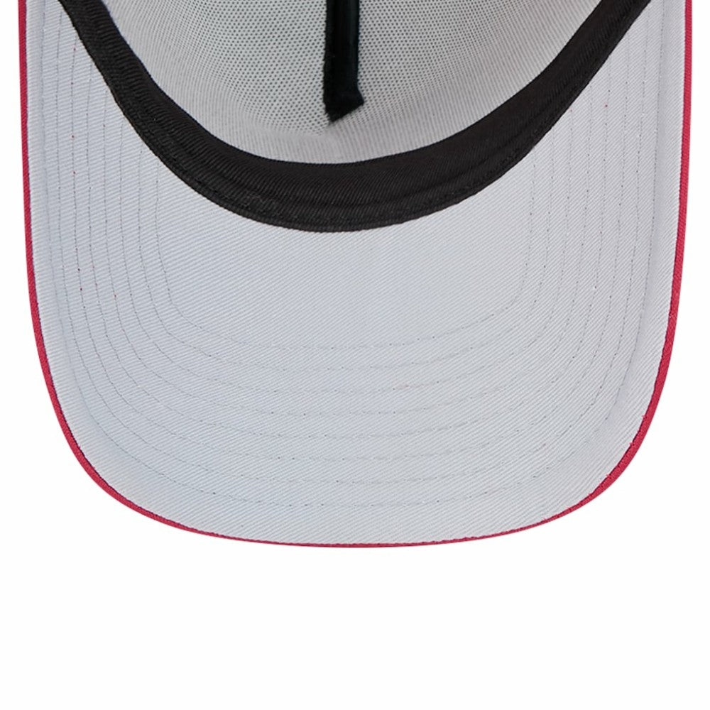 Philadelphia Phillies New Era Retro Wordmark 9FORTY A-Frame Trucker Adjustable Hat - White Hats