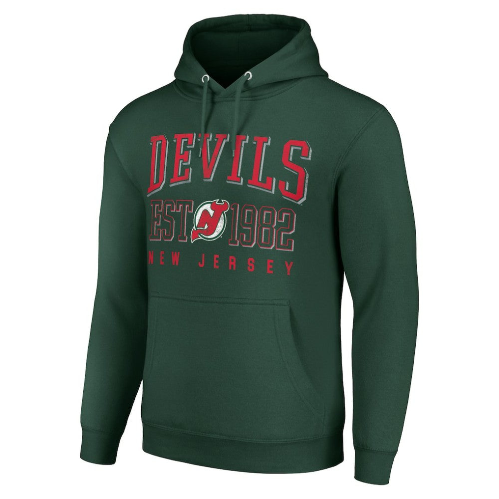 New Jersey Devils Starter Retro Graphic Pullover Hoodie - Green | US 201066215