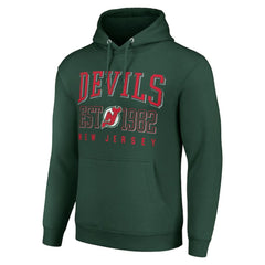 New Jersey Devils Starter Retro Graphic Pullover Hoodie - Green | US 201066215