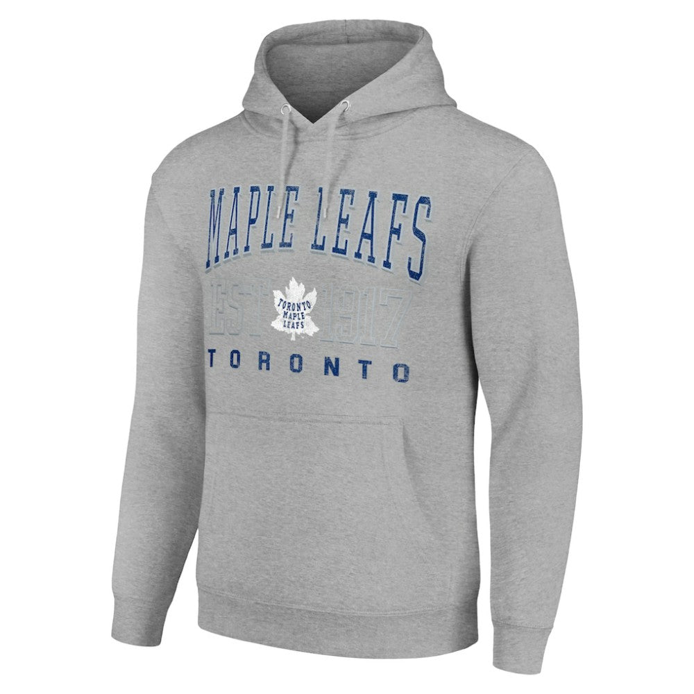 Toronto Maple Leafs Starter Retro Graphic Pullover Hoodie - Heather Gray | US 201066225