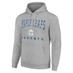 Toronto Maple Leafs Starter Retro Graphic Pullover Hoodie - Heather Gray | US 201066225
