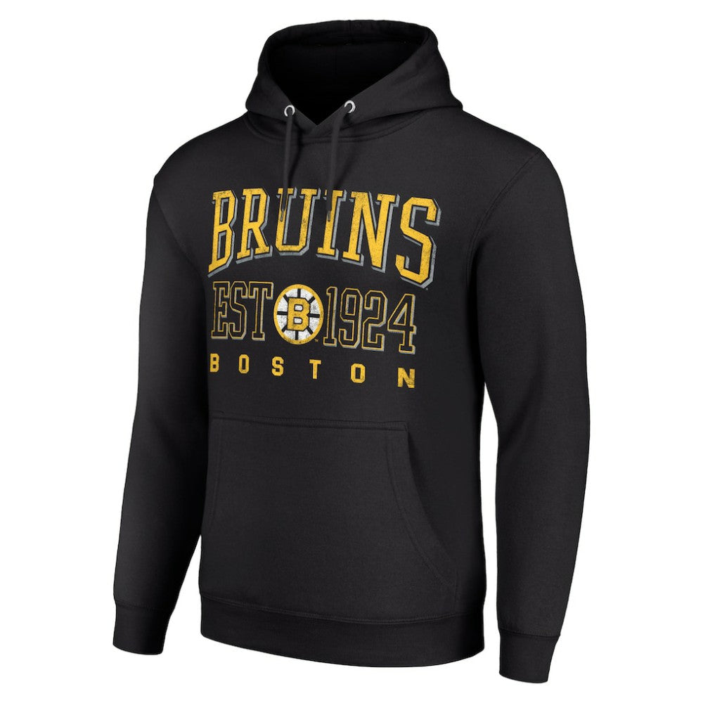Boston Bruins Starter Retro Graphic Pullover Hoodie - Black | US 201066235