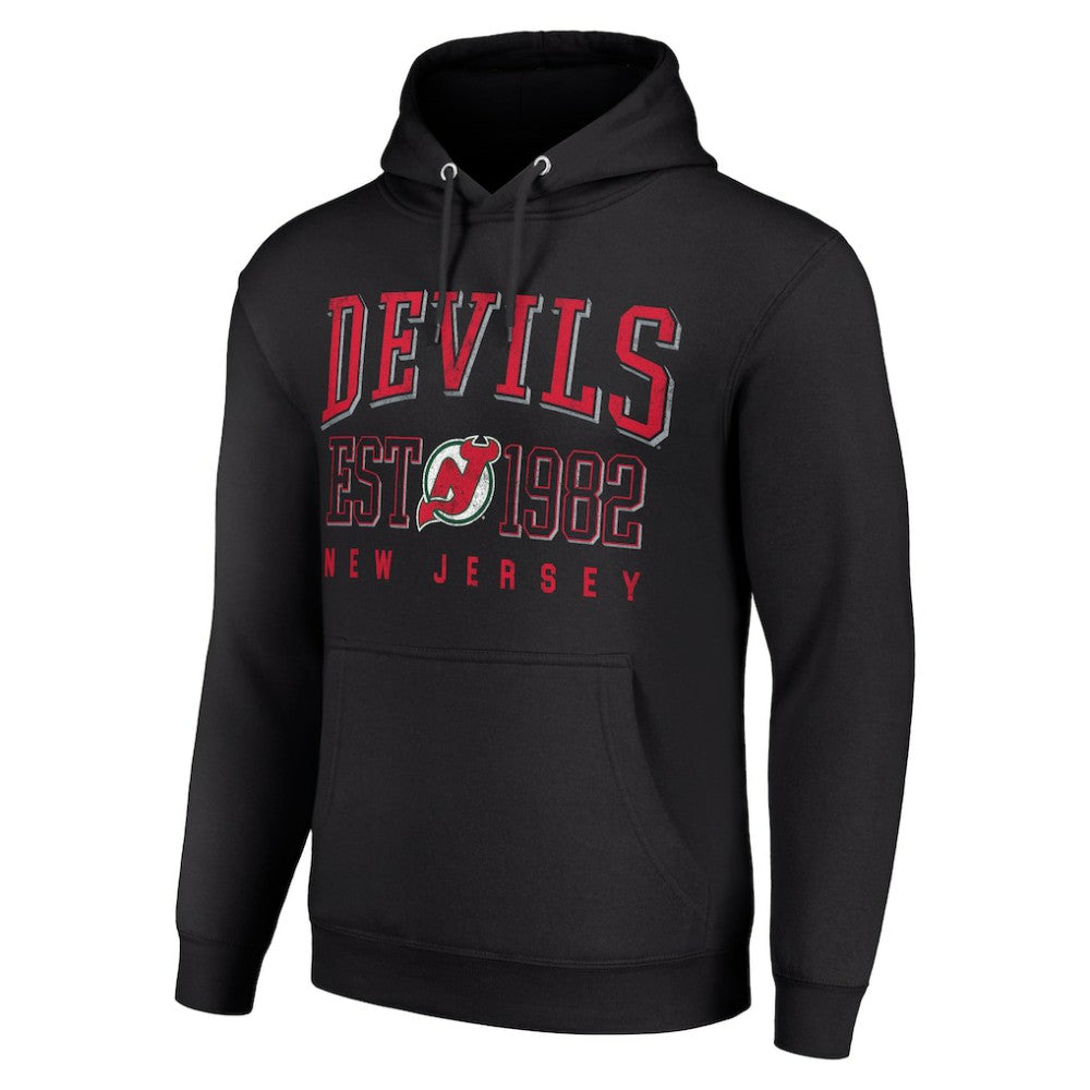 New Jersey Devils Starter Retro Graphic Pullover Hoodie - Black | US 201066239