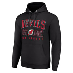 New Jersey Devils Starter Retro Graphic Pullover Hoodie - Black | US 201066239