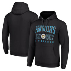 Pittsburgh Penguins Starter Retro Graphic Pullover Hoodie - Black | US 201066242
