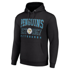 Pittsburgh Penguins Starter Retro Graphic Pullover Hoodie - Black | US 201066242
