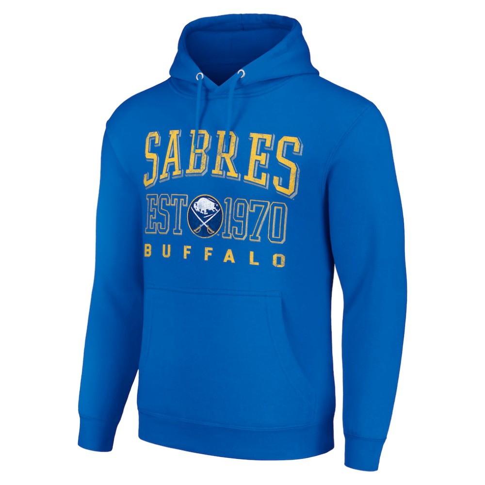 Buffalo Sabres Starter Retro Graphic Pullover Hoodie - Royal | US 201066244