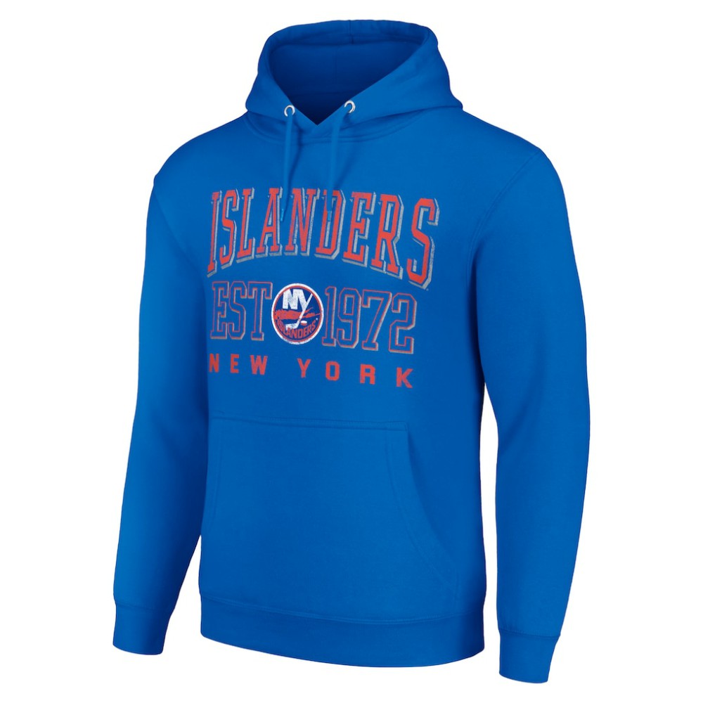 New York Islanders Starter Retro Graphic Pullover Hoodie - Royal | US 201066246