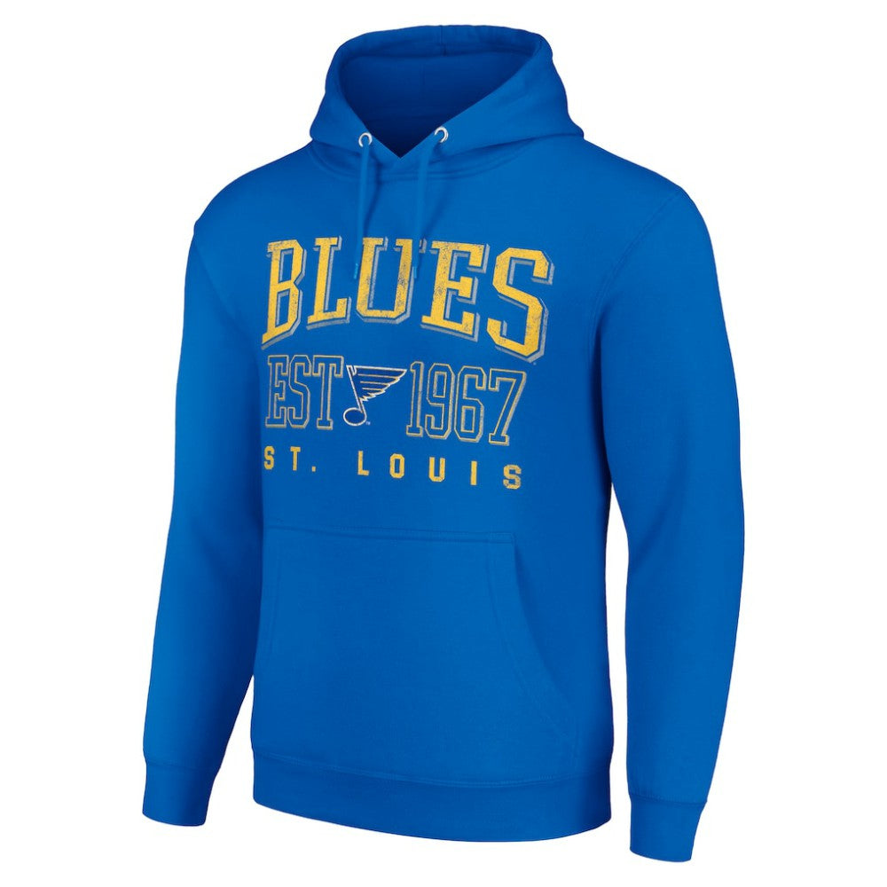 St. Louis Blues Starter Retro Graphic Pullover Hoodie - Royal | US 201066248