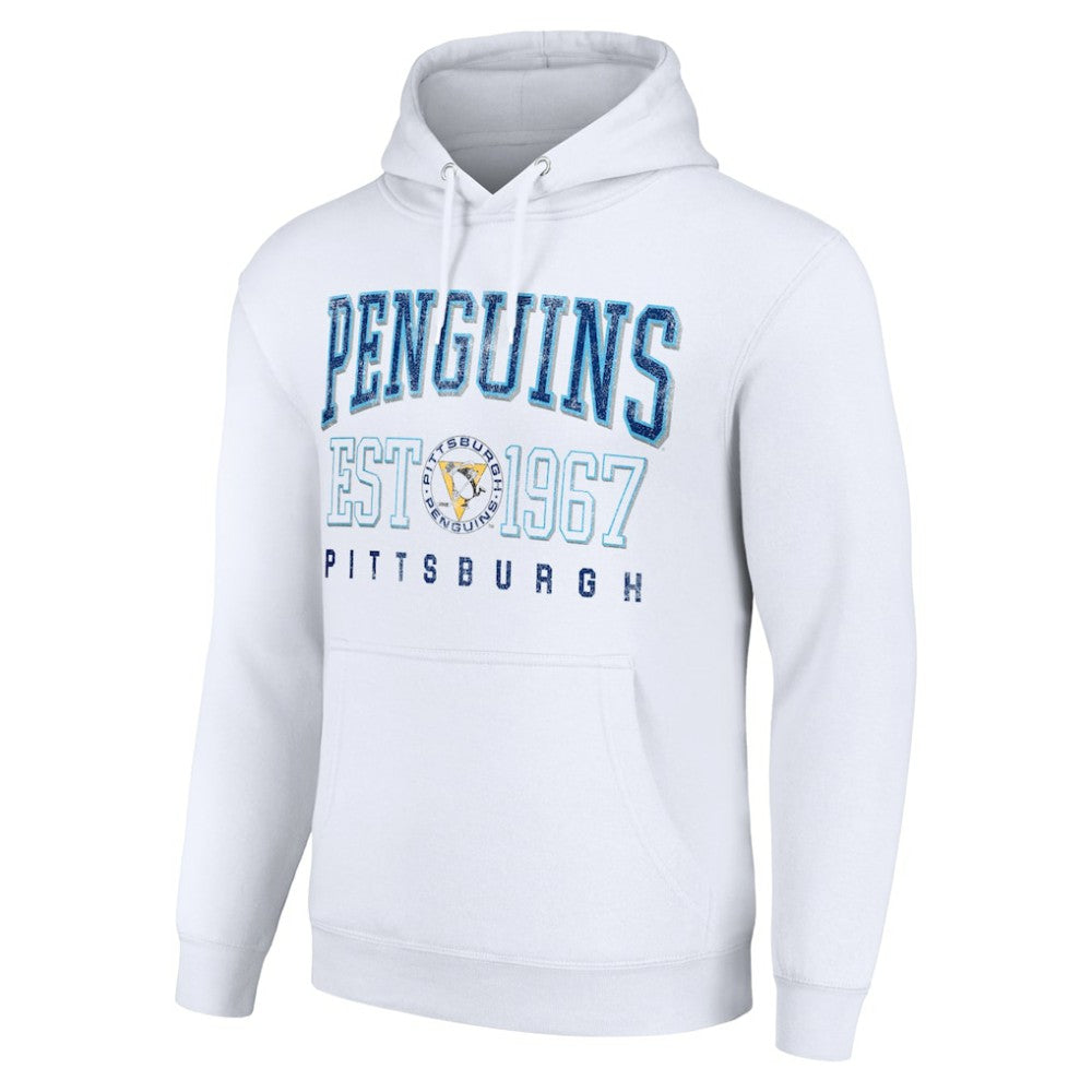 Pittsburgh Penguins Starter Retro Graphic Pullover Hoodie - White | US 201066254