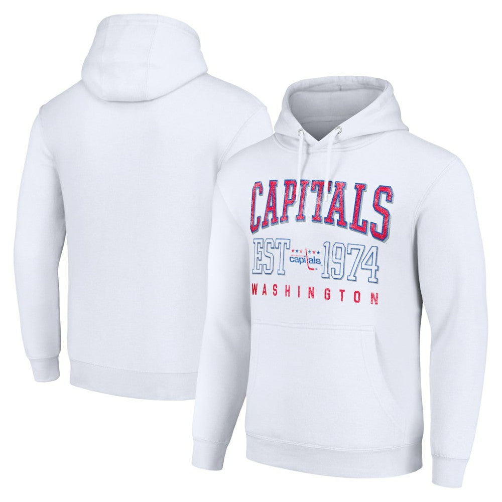 Washington Capitals Starter Retro Graphic Pullover Hoodie - White | US 201066258