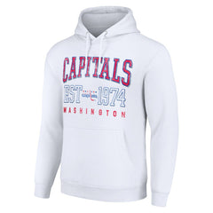 Washington Capitals Starter Retro Graphic Pullover Hoodie - White | US 201066258