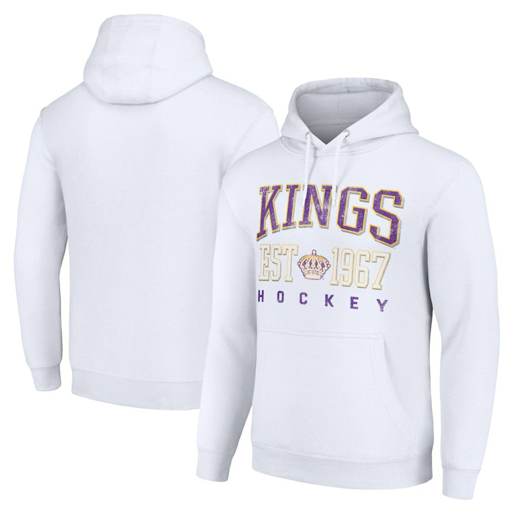 Los Angeles Kings Starter Retro Graphic Pullover Hoodie - White | US 201066271