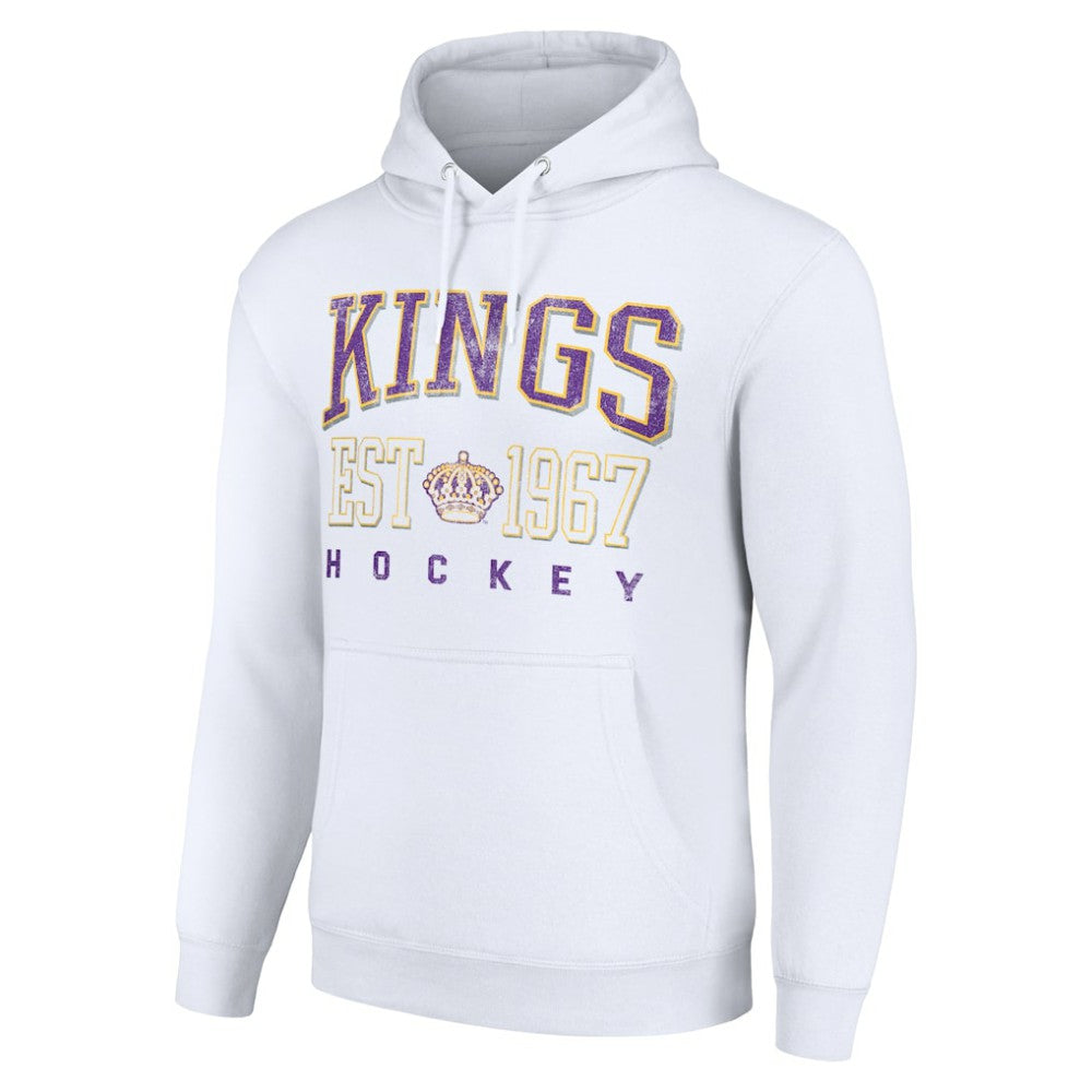 Los Angeles Kings Starter Retro Graphic Pullover Hoodie - White | US 201066271