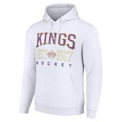 Los Angeles Kings Starter Retro Graphic Pullover Hoodie - White | US 201066271