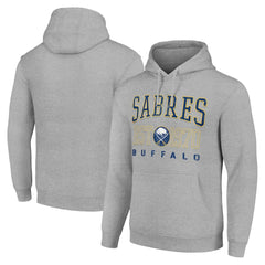Buffalo Sabres Starter Retro Graphic Pullover Hoodie - Heather Gray | US 201066275