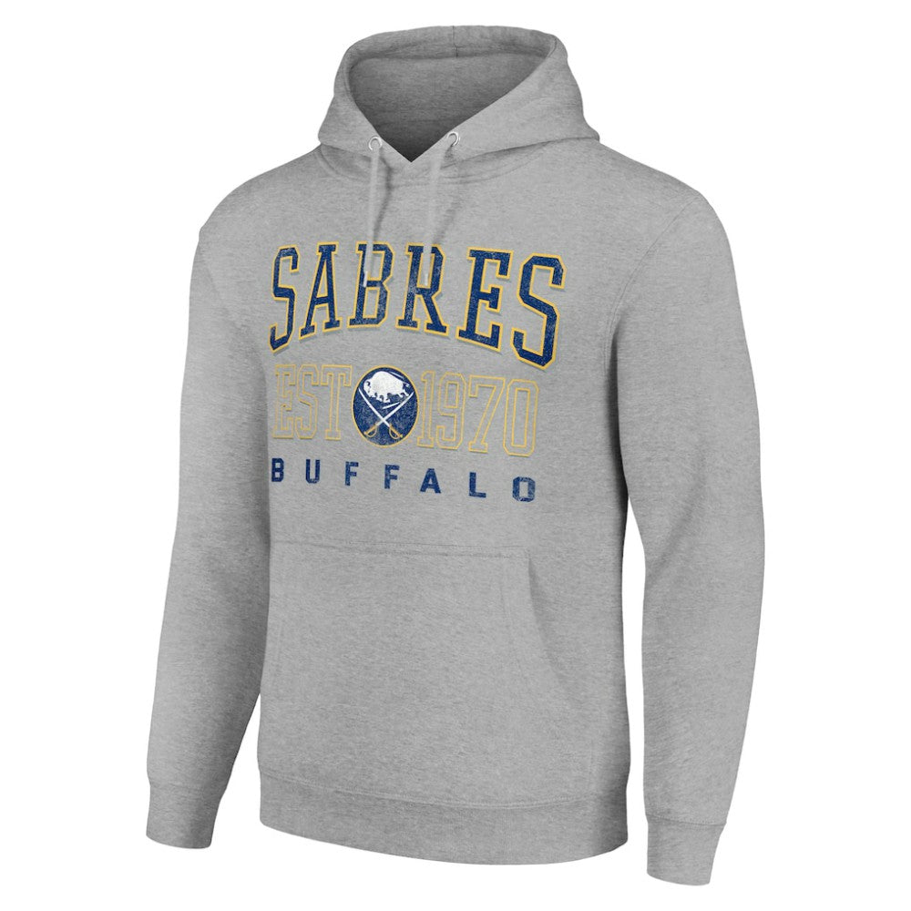 Buffalo Sabres Starter Retro Graphic Pullover Hoodie - Heather Gray | US 201066275