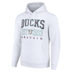 Anaheim Ducks Starter Retro Graphic Pullover Hoodie - White | US 201066281