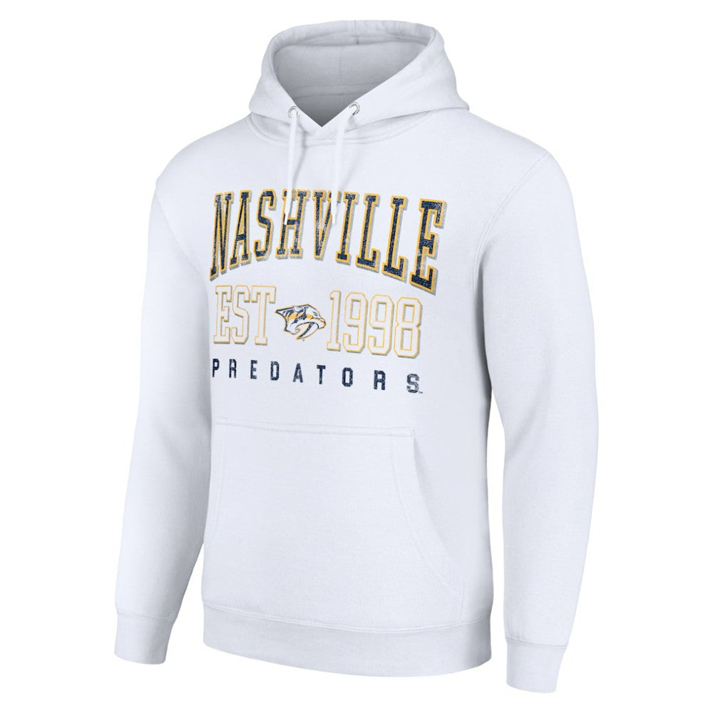 Nashville Predators Starter Graphic Pullover Hoodie - White | US 201066293