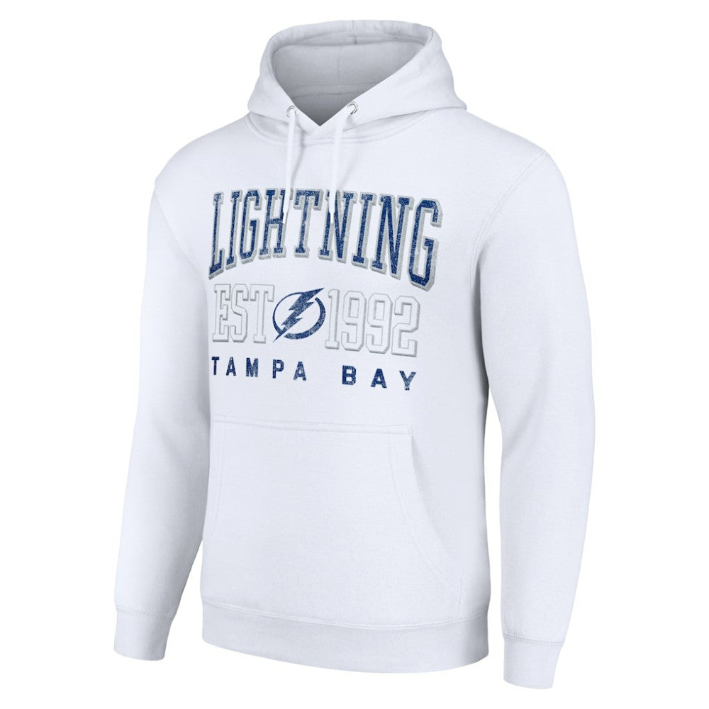 Tampa Bay Lightning Starter Graphic Pullover Hoodie - White | US 201066296