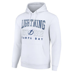Tampa Bay Lightning Starter Graphic Pullover Hoodie - White | US 201066296