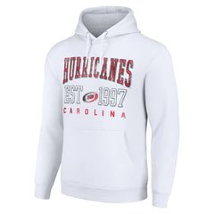 Carolina Hurricanes Starter Graphic Pullover Hoodie - White | US 201066298