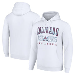 Colorado Avalanche Starter Graphic Pullover Hoodie - White | US 201066299
