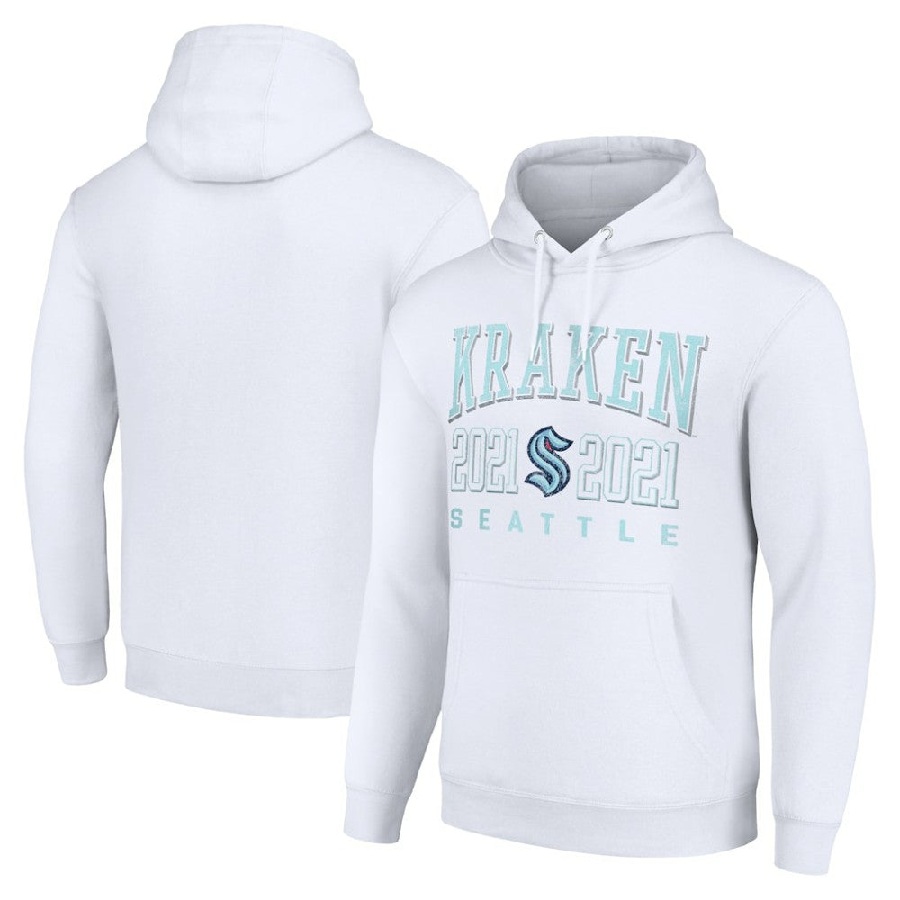 Seattle Kraken Starter Graphic Pullover Hoodie - White | US 201066303