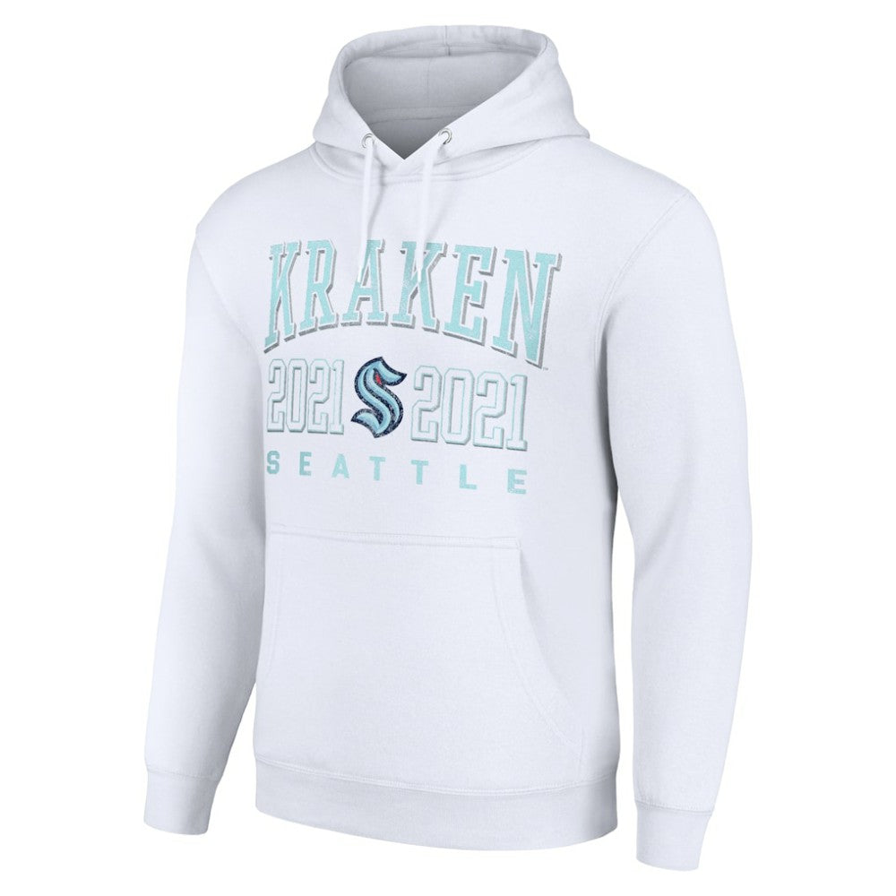 Seattle Kraken Starter Graphic Pullover Hoodie - White | US 201066303