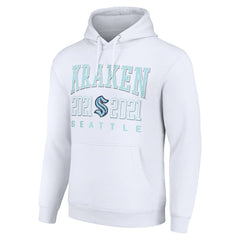 Seattle Kraken Starter Graphic Pullover Hoodie - White | US 201066303
