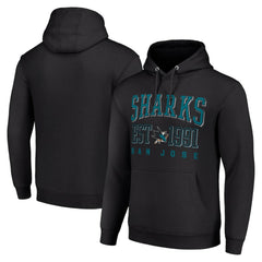 San Jose Sharks Starter Graphic Pullover Hoodie - Black | US 201066305