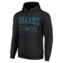 San Jose Sharks Starter Graphic Pullover Hoodie - Black | US 201066305