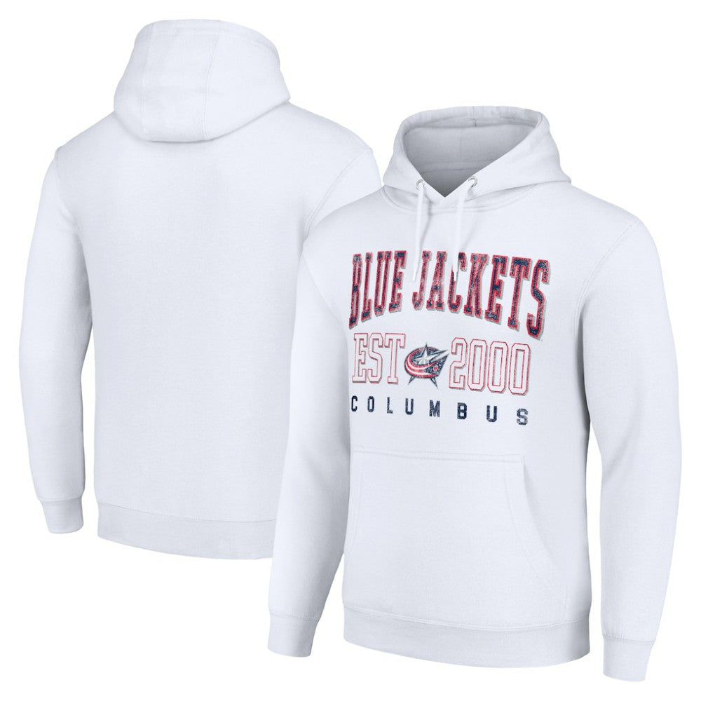 Columbus Blue Jackets Starter Graphic Pullover Hoodie - White | US 201066311