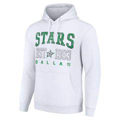 Dallas Stars Starter Graphic Pullover Hoodie - White | US 201066312