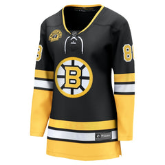 David Pastrnak Boston Bruins Fanatics Women's 100th Anniversary Breakaway Jersey - Black | US 201066492