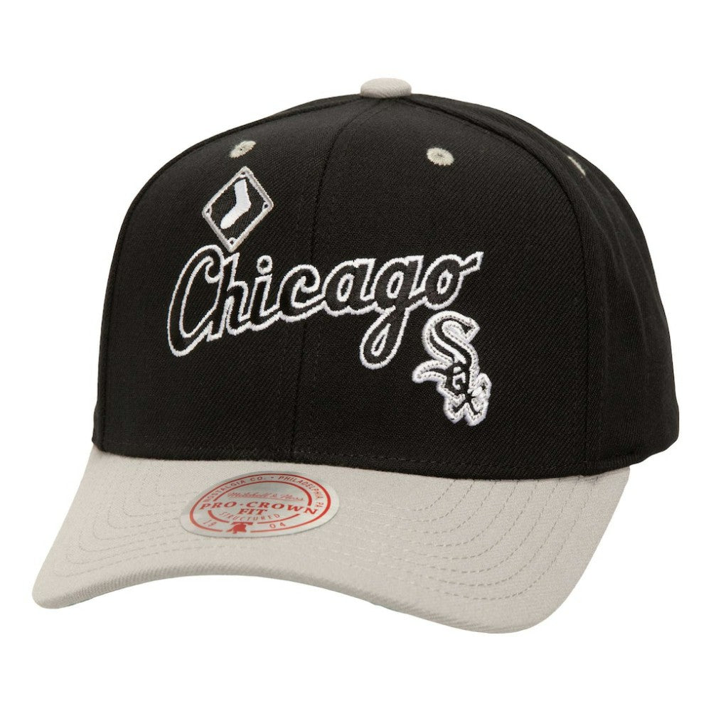 Chicago White Sox Mitchell & Ness  All In 2.0 Adjustable Hat - Black Hats