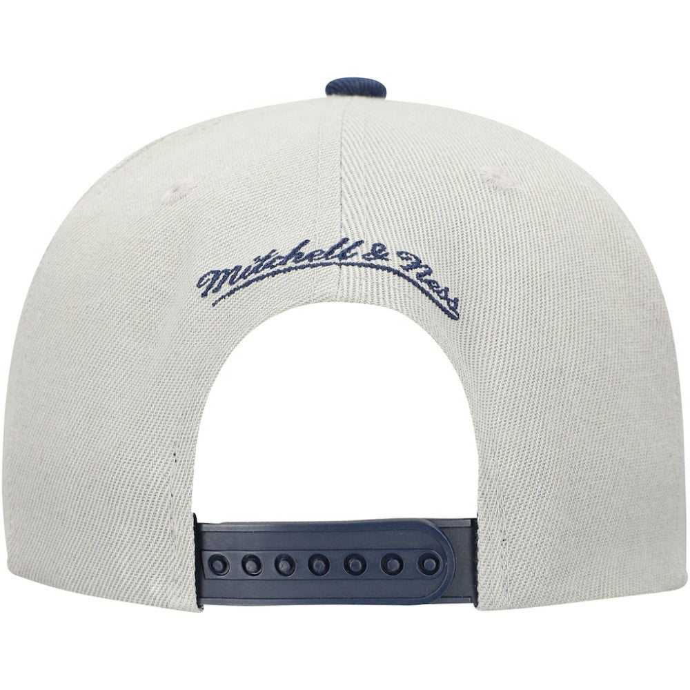 New York Yankees Mitchell & Ness Knock Out Panel Snapback Hat - Gray Hats
